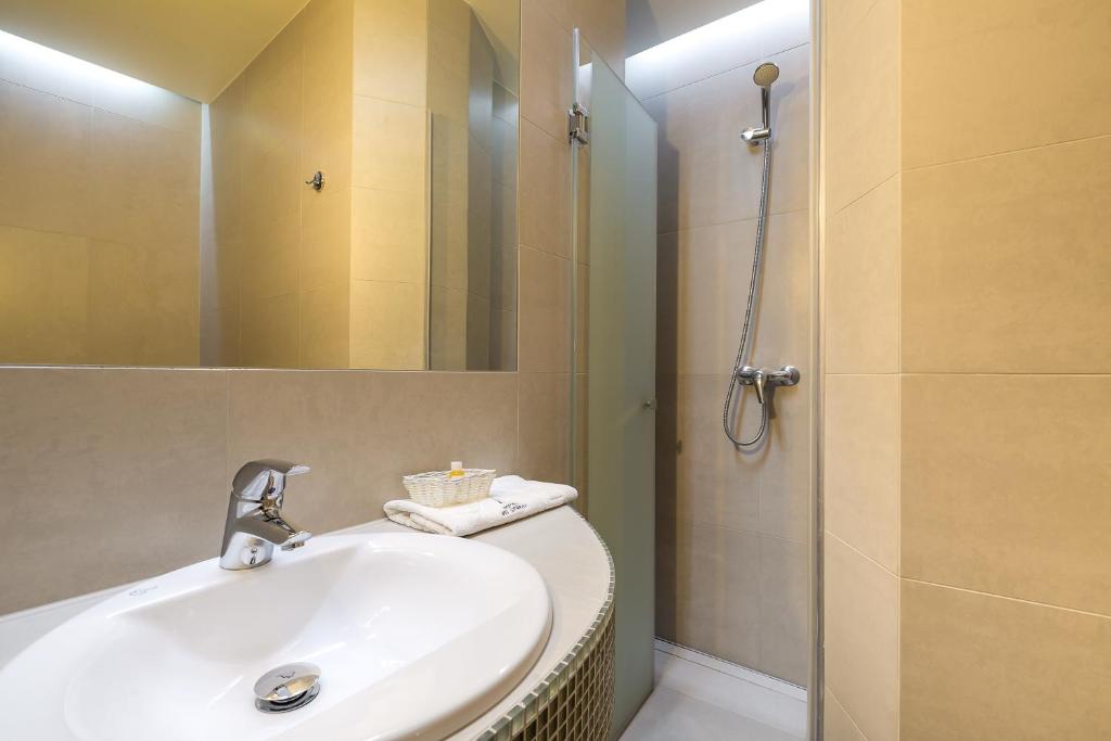 Kúpeľňa v ubytovaní Hotel Wit Stwosz