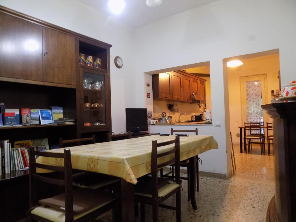 Kuchyň nebo kuchyňský kout v ubytování B&B Falcone