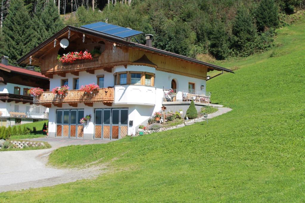 dom na zboczu wzgórza w obiekcie Ferienwohnung Tummener w mieście Zell am Ziller