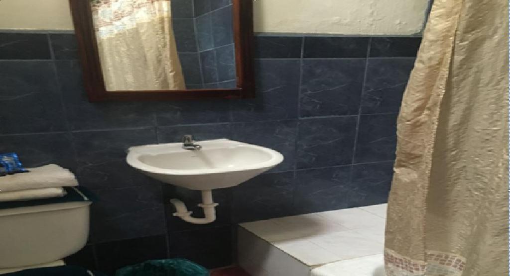 Koupelna v ubytování Hostal La Chorrera