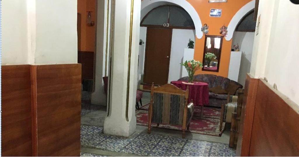 Posezení v ubytování Hostal La Chorrera