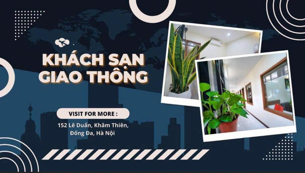 a flyer for achamcham with a picture of a plant at Khách sạn Giao Thông in Hanoi