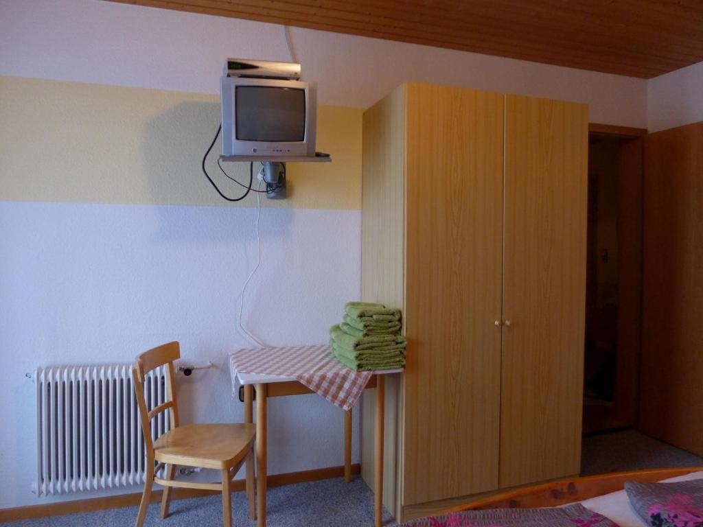 TV a/nebo společenská místnost v ubytování Gästehaus Zussner