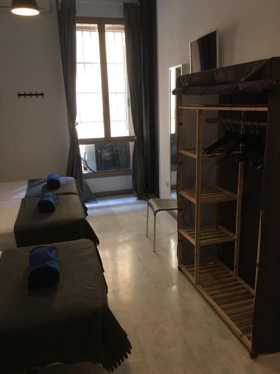 Posezení v ubytování Feel Hostels Soho Malaga