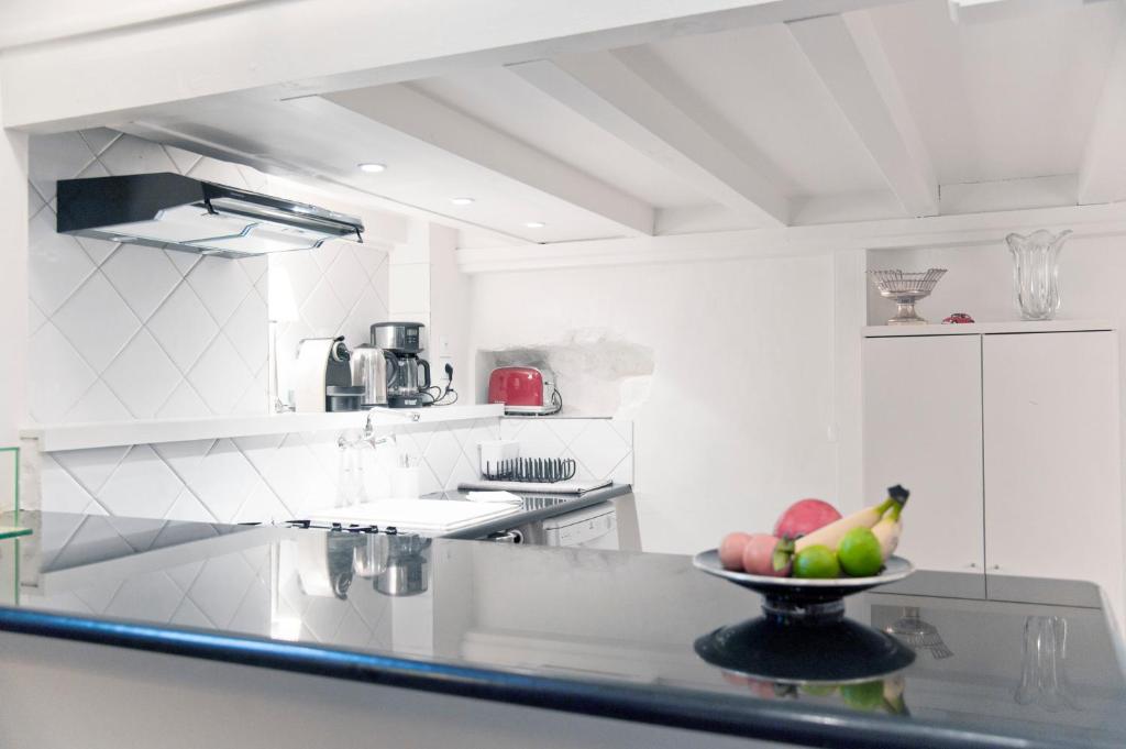 Cuisine ou kitchenette dans l'établissement MHL - Maison Hotel Lyon