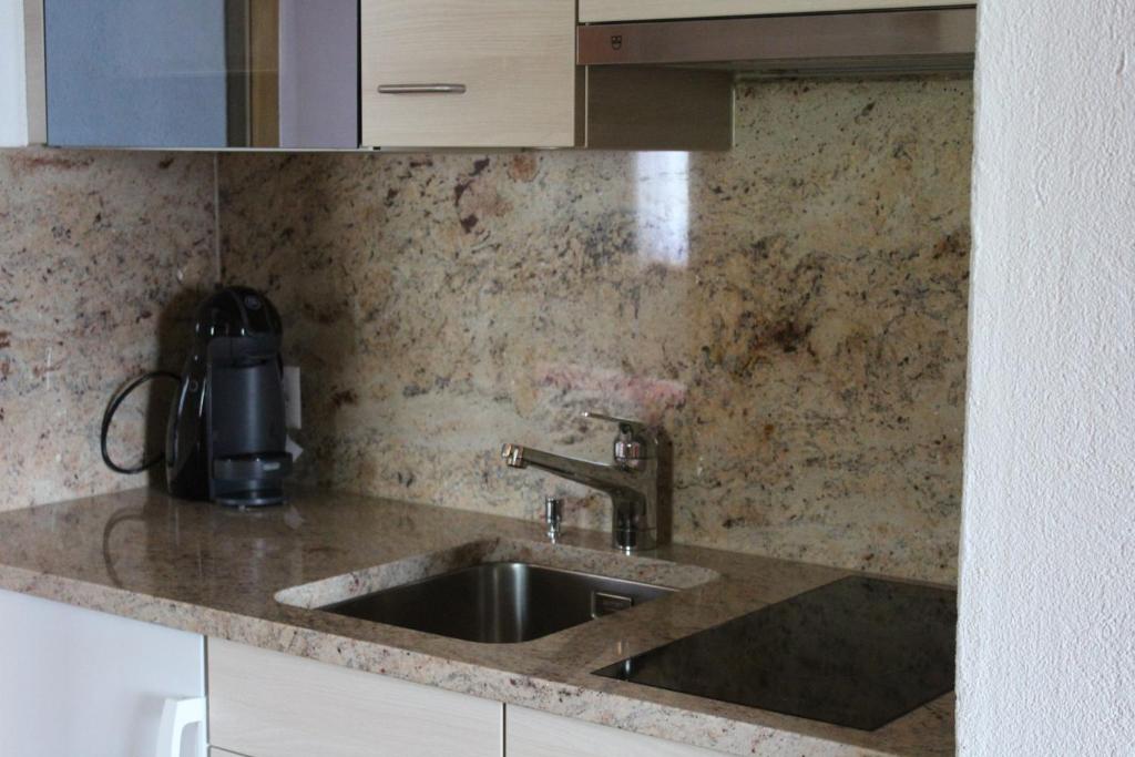 Kuchyň nebo kuchyňský kout v ubytování Hus Pravis