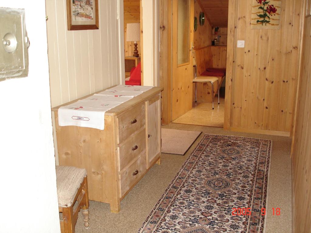 Koupelna v ubytování Casa Schuoler
