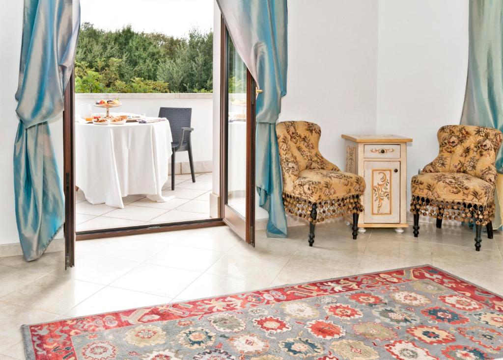 Posezení v ubytování Masseria Chiancone Torricella