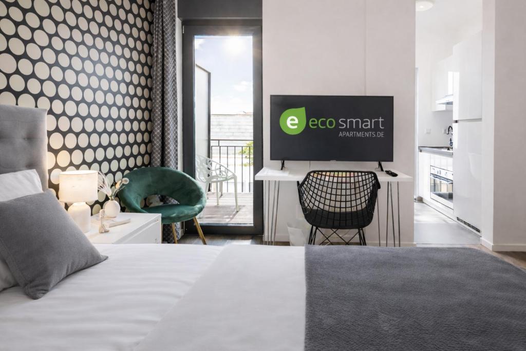 Eco Smart Apartments Erlangen - Komfort Studio-Apartment Mit Balkon