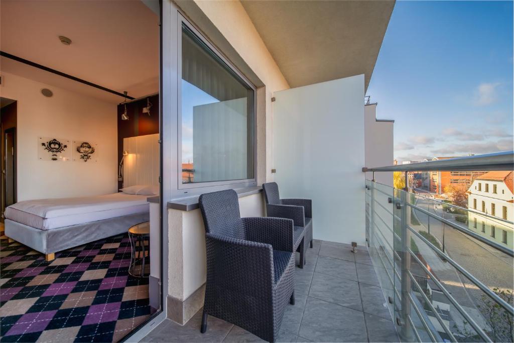 Qubus Hotel Bydgoszcz - Doppelzimmer Mit Balkon