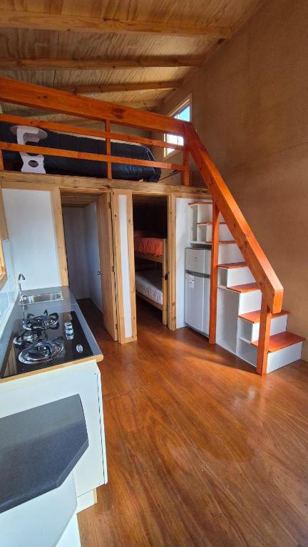 Køkken eller tekøkken på Tiny House con Tinaja Solar
