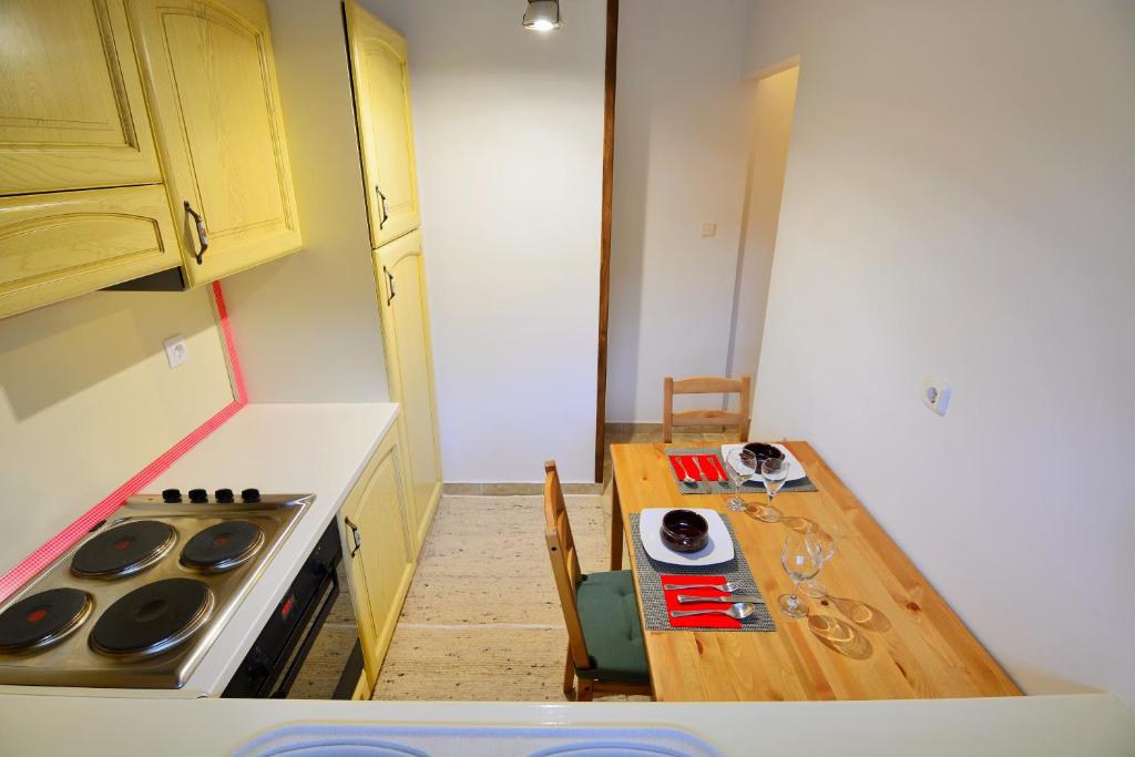 Kuchyň nebo kuchyňský kout v ubytování Italiano Bed & Breakfast