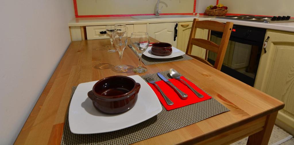 Kuchyň nebo kuchyňský kout v ubytování Italiano Bed & Breakfast