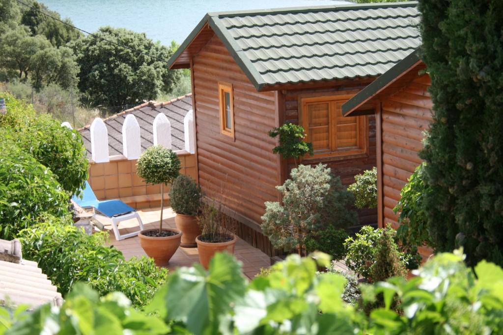 Zahrada ubytování Hotel Rural Albamanjon