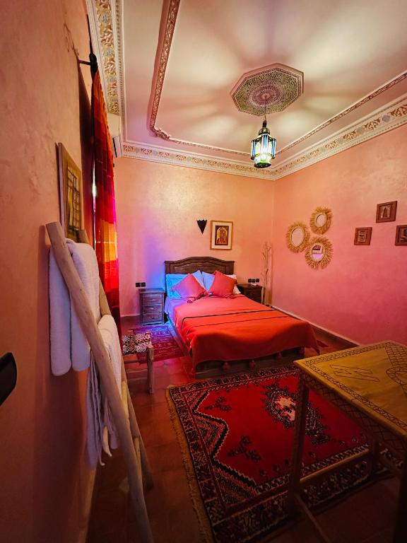 Riad Soleil du Monde - Chambre Double Avec Vue Sur Jardin
