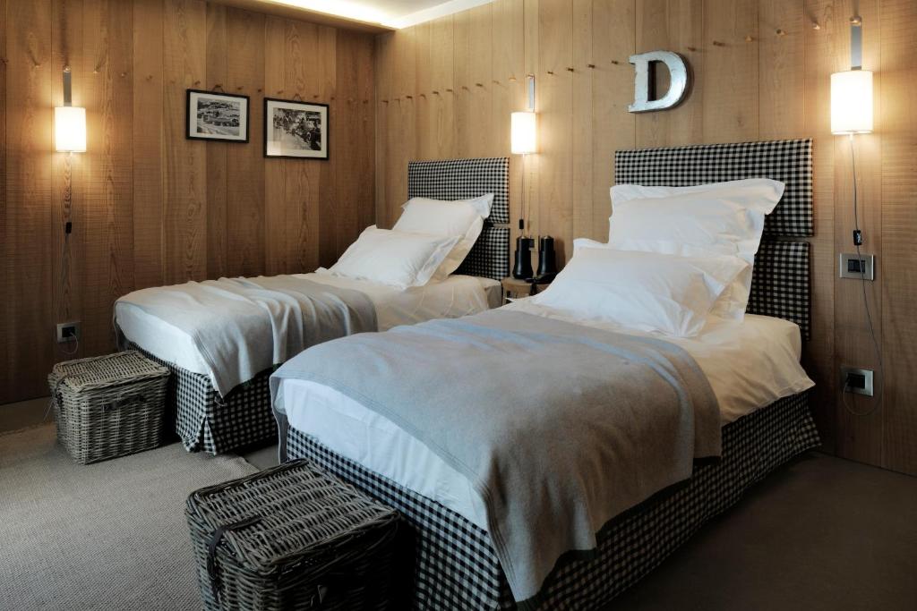 Letto o letti in una camera di Eden Hotel