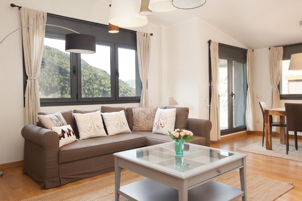 Posezení v ubytování Tarter Mountain Suites