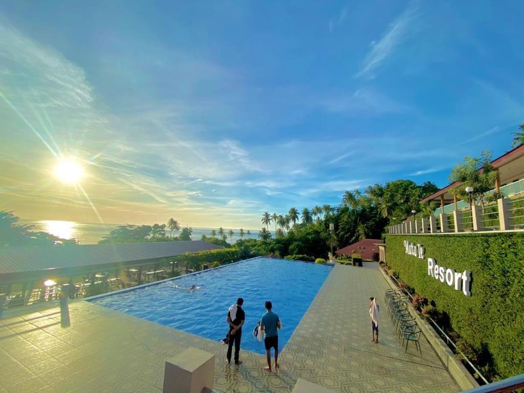 a rendering of a swimming pool at a resort at Mata Ie Resort in Sabang