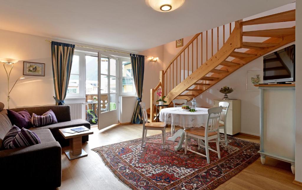 Posezení v ubytování Försterhaus & Haus Andrea