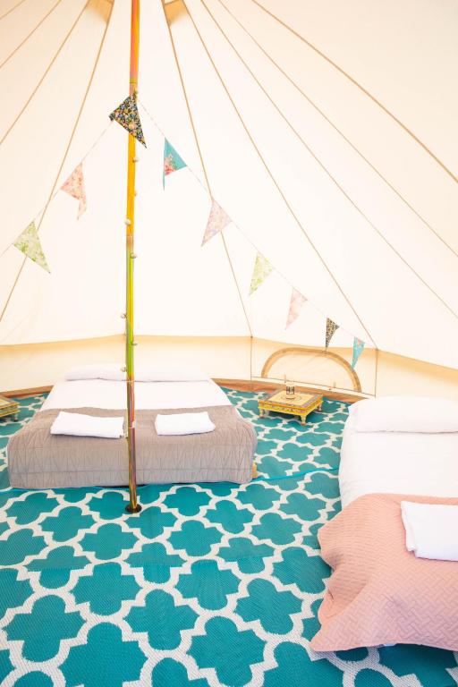 Glamping at Hay Festival
