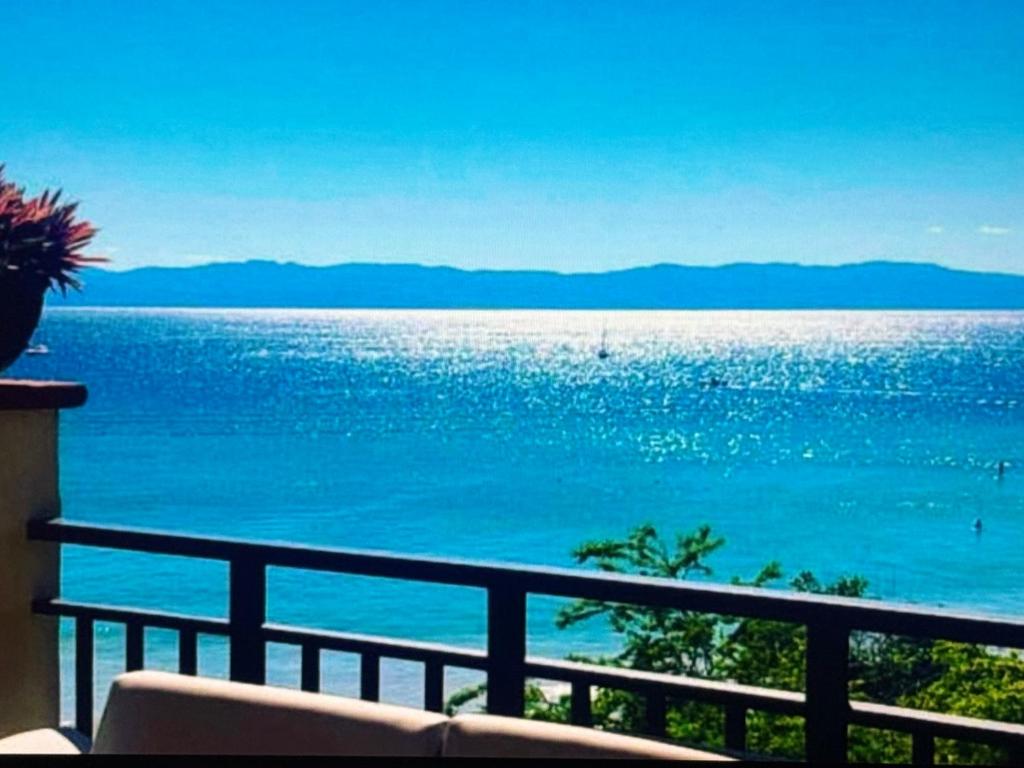 a view of the ocean from a balcony at Pacific Ocean View Punta de Mita in Punta Mita