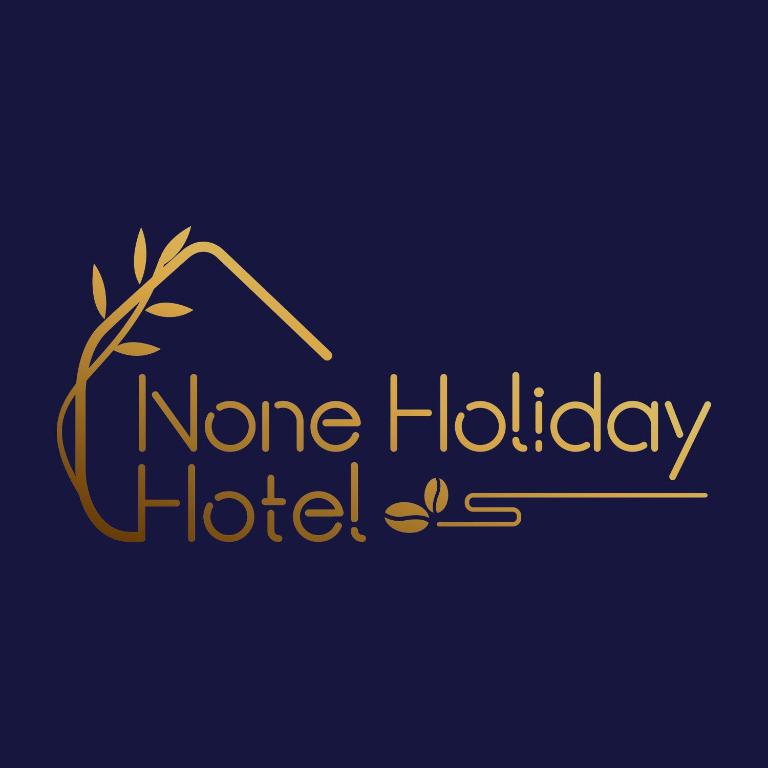 ein Schild mit der Aufschrift „November-Ferienhotel“ in der Unterkunft None Holiday Hotel in None