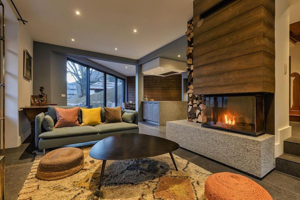 Le Murger Chalet de Luxe 240m2 6 CH Vue MtBlanc Sauna