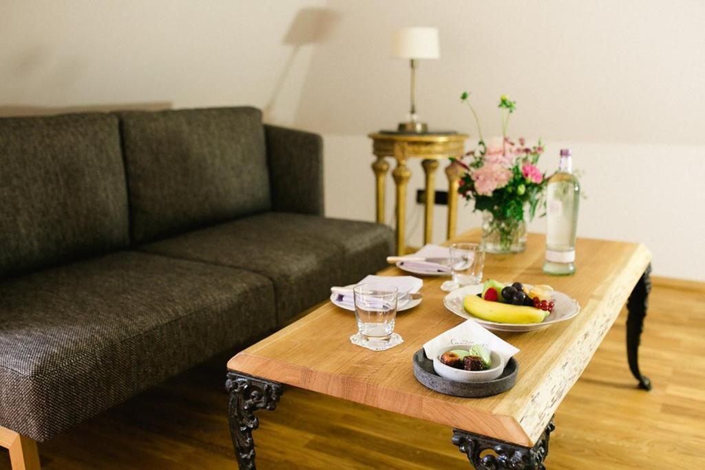 Posezení v ubytování Hotel Villa Sorgenfrei & Restaurant Atelier Sanssouci