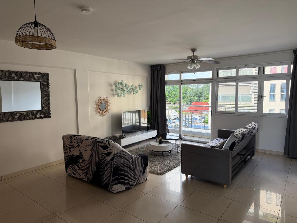 Appart 2 Fareopu 2 Lodge - T2 82m2 Balcon & parking - photo 5 - Tahiti, Polynésie