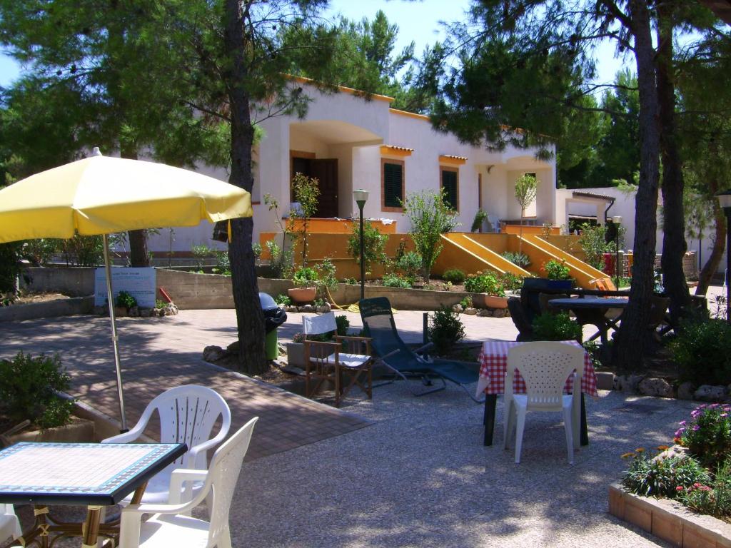 Zahrada ubytování B&B Villa Carla