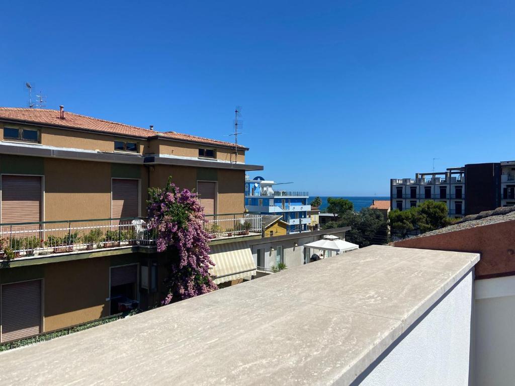 a view from the roof of a building at Dimora Coacci in Grottammare