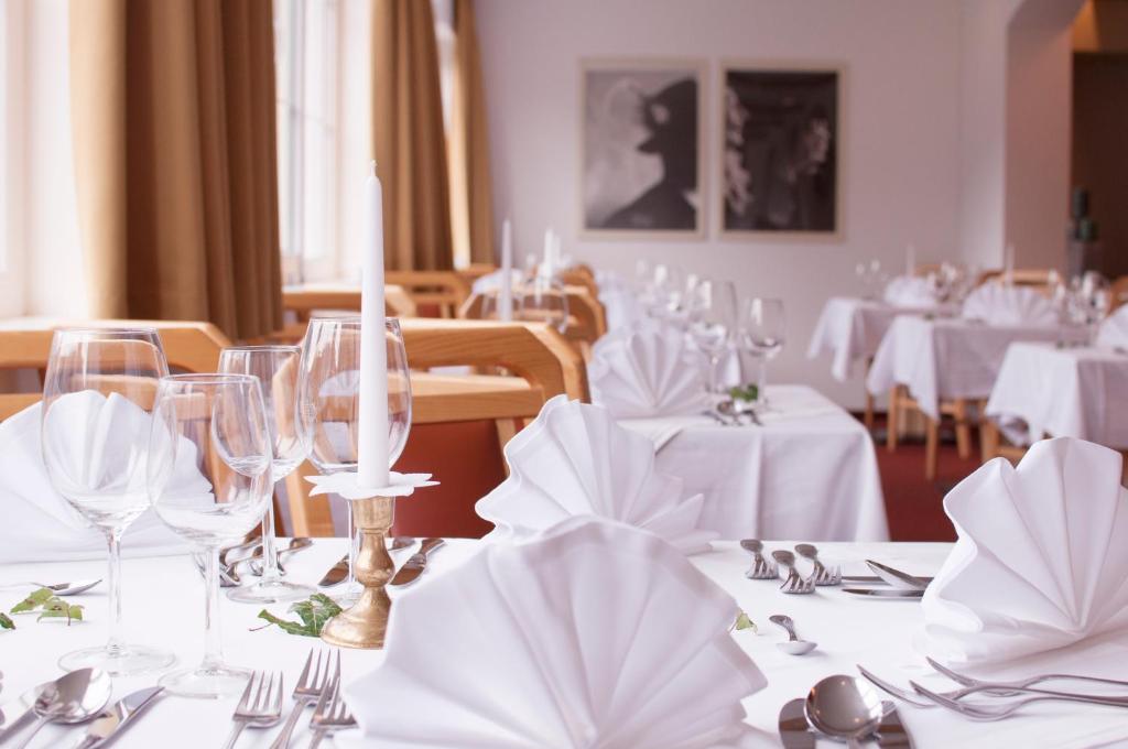Veitingastaður eða matsölustaður á Hotel Alpenfriede