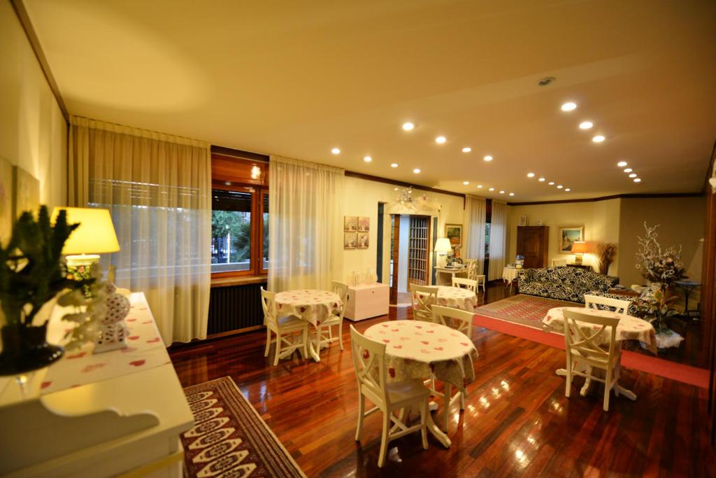 Posezení v ubytování B&B Villa Bianca