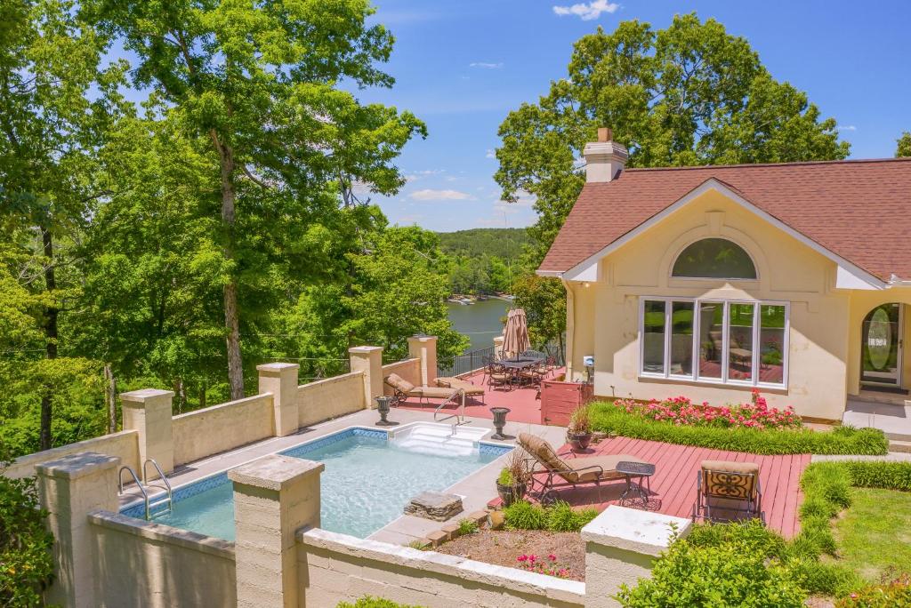 an estate with a swimming pool and a house at Yellowhammer Hill - Amenities Galore! Near Cullman in Cullman