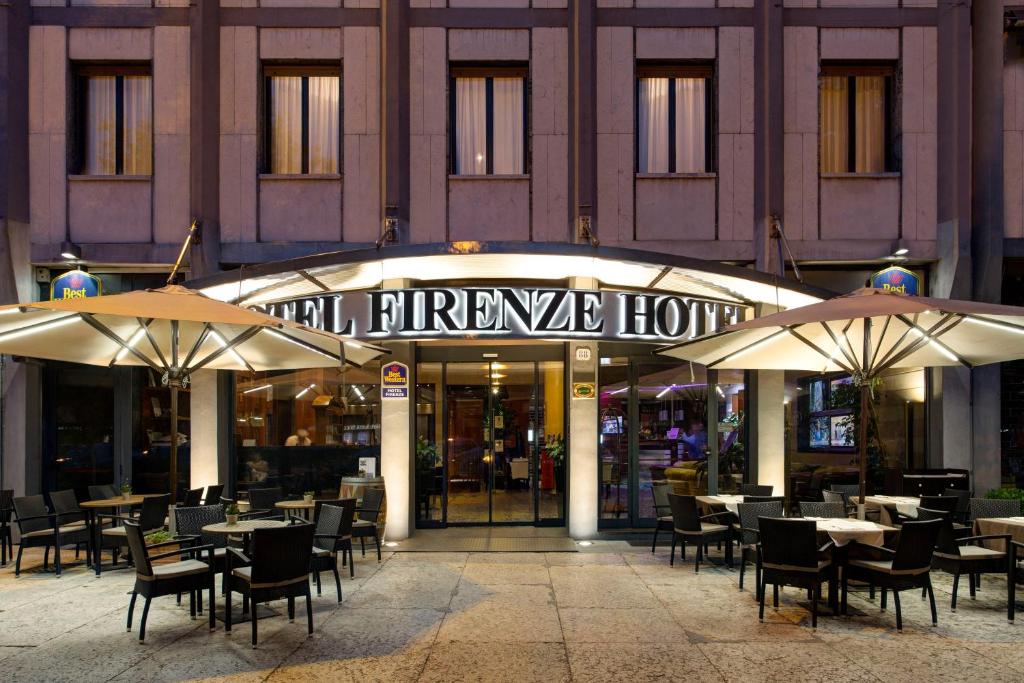 Restaurace v ubytování Hotel Firenze