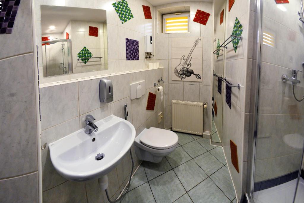 Kúpeľňa v ubytovaní Event Hostel - Opole
