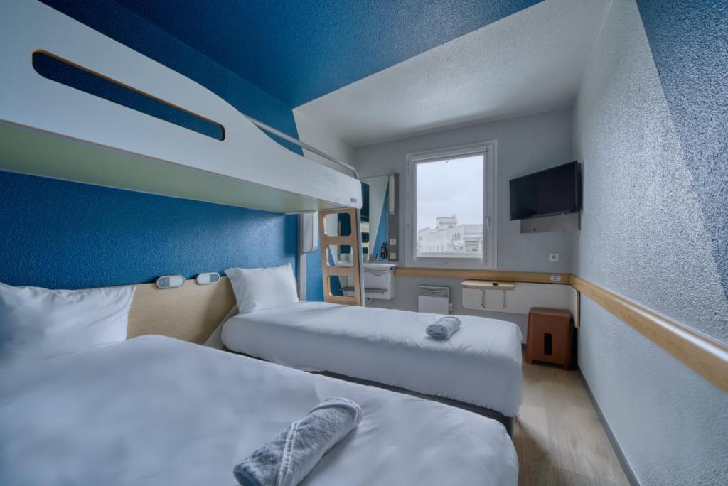 ibis Budget Gennevilliers Asnières - Rénové en 2025 - Standaard Tweepersoonskamer Met 2 Aparte Bedden