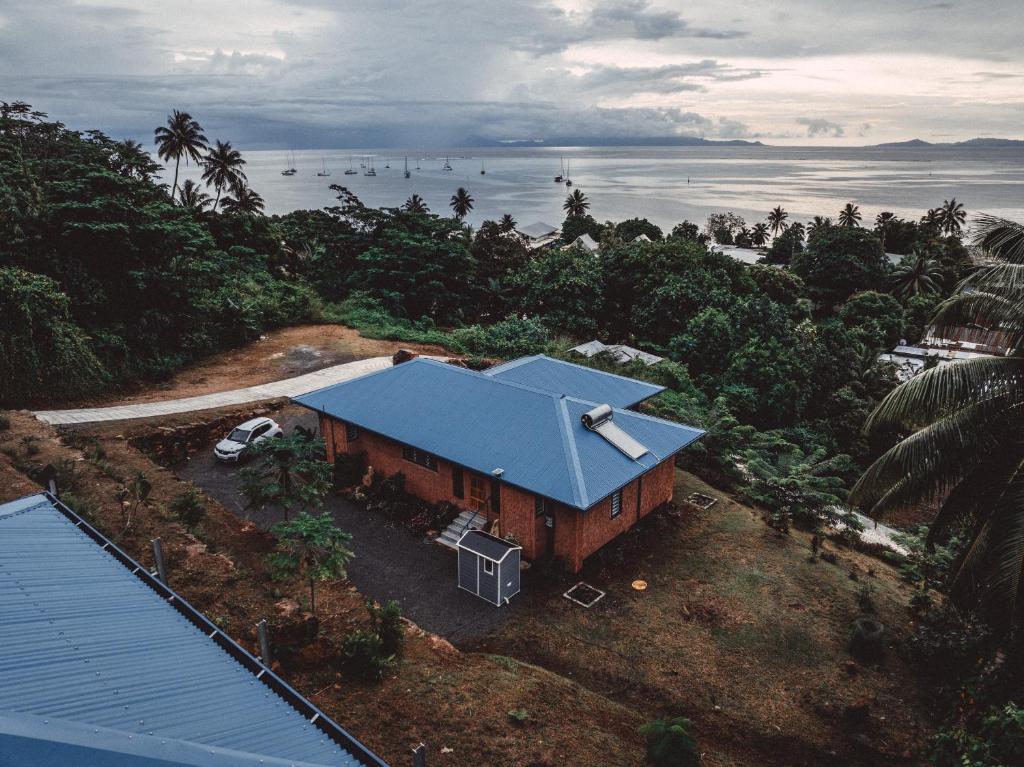 Potter House VILLA PITA vue sur lagon et village de Fare - photo 11 - Huahine, Polynésie