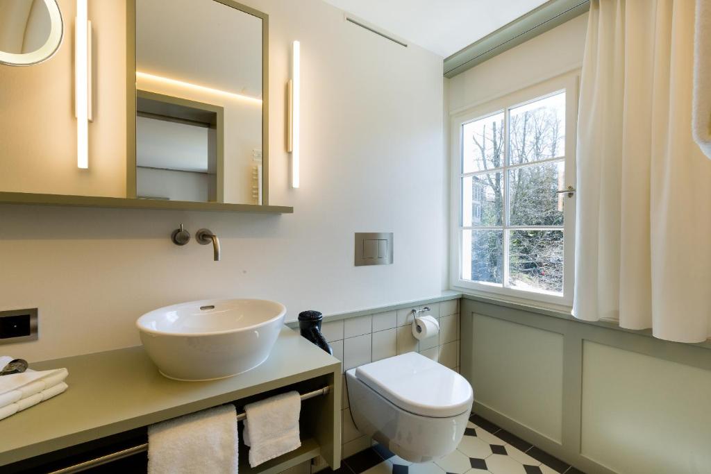 Koupelna v ubytování Hotel Krone Speicher