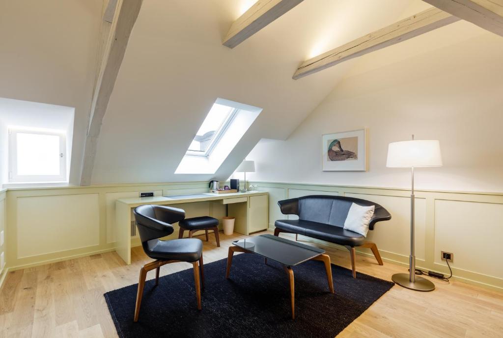 Posezení v ubytování Hotel Krone Speicher
