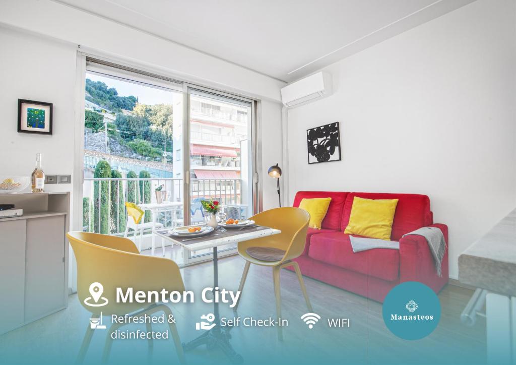 Menton proche plage et centre - Coquet studio - FG