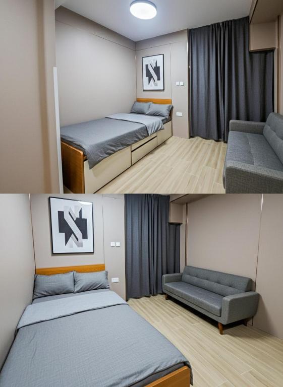 เตียงในห้องที่ 尖沙咀旺區舒適小旅館 c