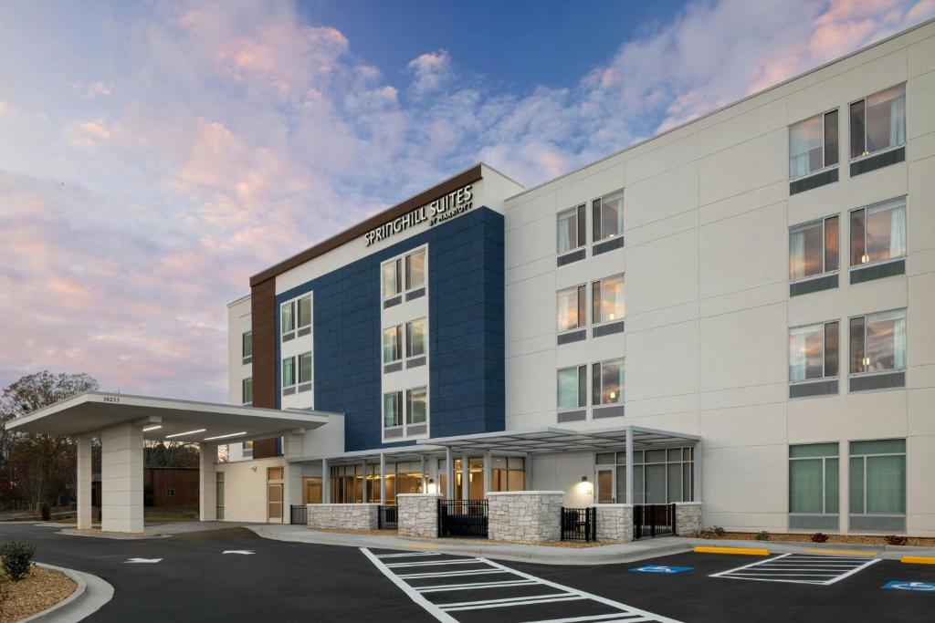 a rendering of the front of a hotel at SpringHill Suites by Marriott Atlanta Covington in Covington