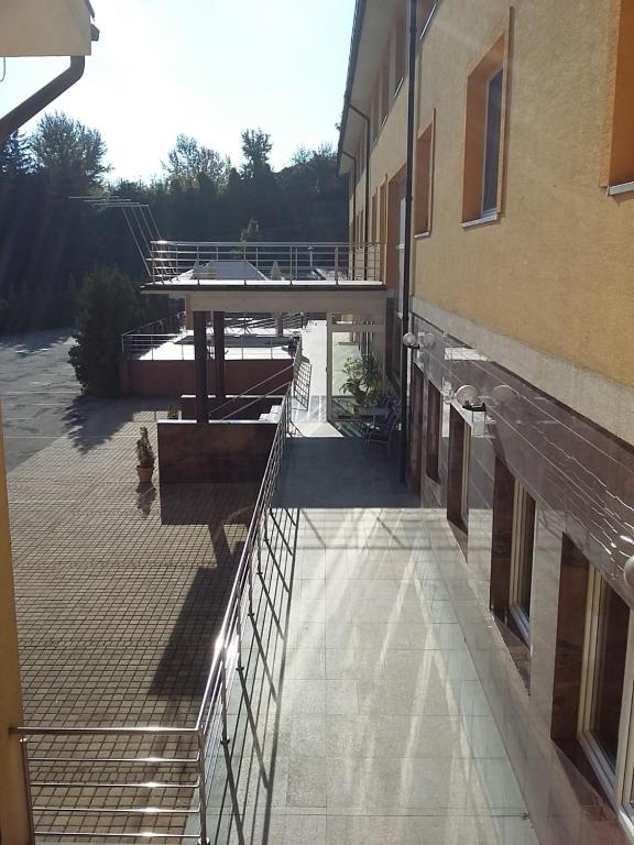 Balkón nebo terasa v ubytování Hotel Auto Jas