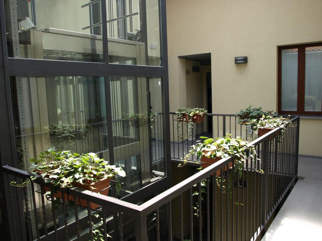 Balkón nebo terasa v ubytování Hotel Karol