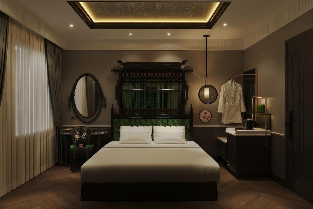 Phòng Giường Đôi Deluxe Có Cửa Sổ Bên Trong