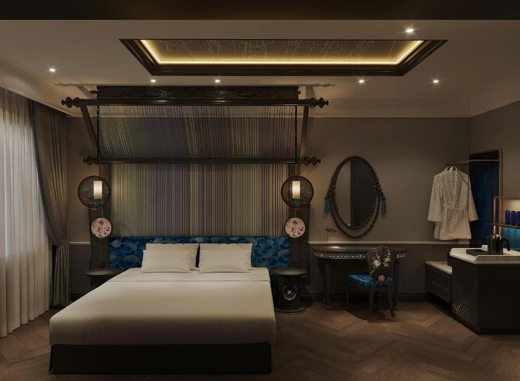 Phòng Giường Đôi Deluxe Có Cửa Sổ Bên Trong