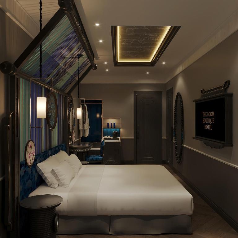Phòng Giường Đôi Deluxe Có Cửa Sổ Bên Trong