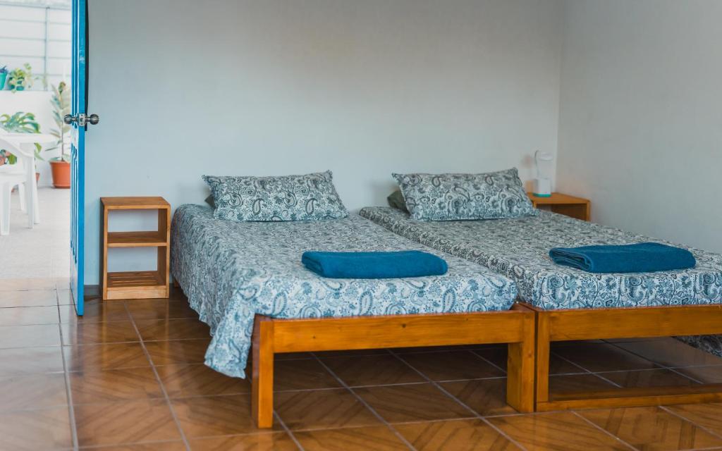 Llit o llits en una habitació de Oiá Paúl