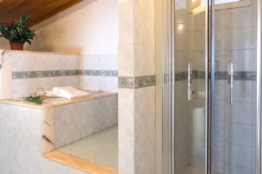 Koupelna v ubytování B&B L'Approdo